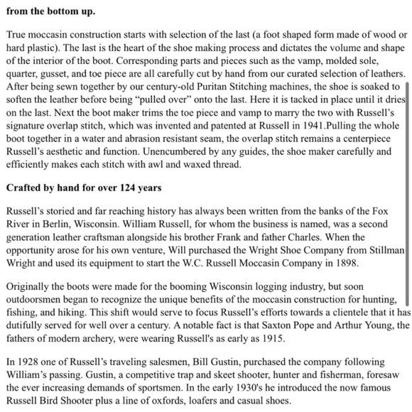 Russell Moccasin Chukka Classic Build with crepe sole 8D - Picture 16 of 16